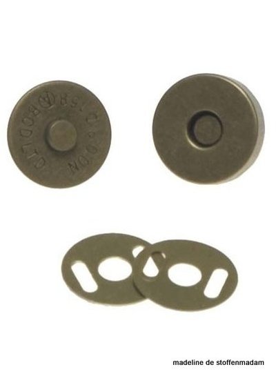 magnetic closure bronze 18mm