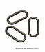 passant ronde hoek - brons 20 mm