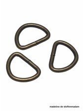 D-ring - bronze 20 mm