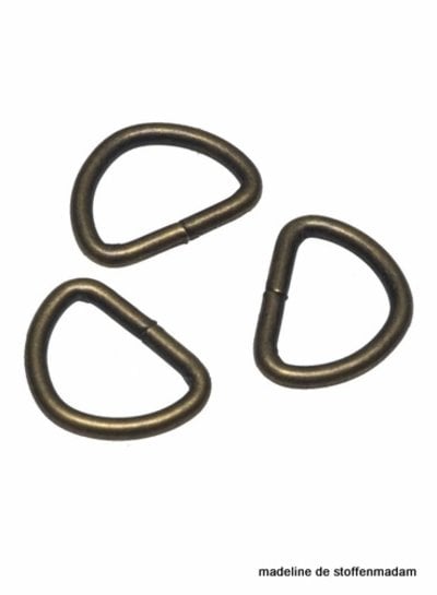 D-ring - bronze 20 mm