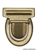 metal bag closure big bronze