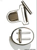 metal bag closure big silver