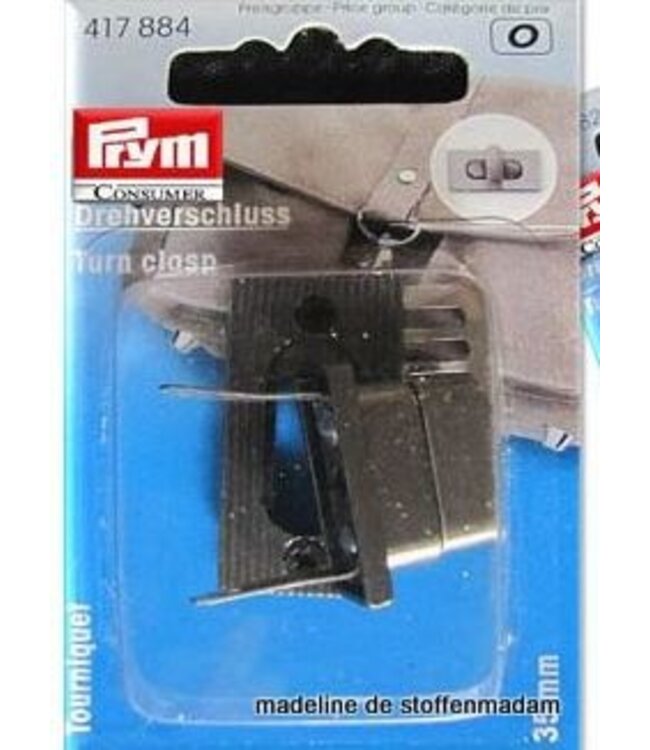 Prym Tourniquet zwart messing rechthoek