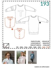abacadabra - 193 - sweat dress, collar