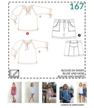 abacadabra - 167 - blouse and shorts
