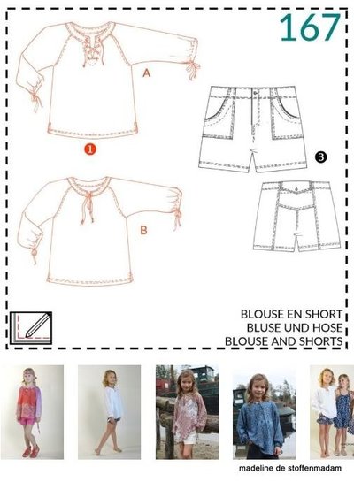 abacadabra - 167 - blouse en short