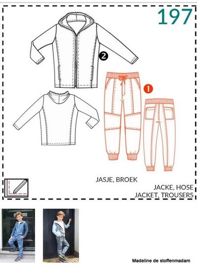 abacadabra -197- jacket, trousers