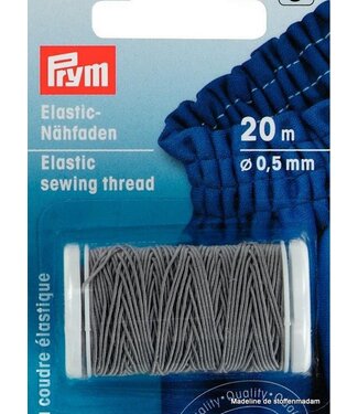 Prym elastic sewing thread grey