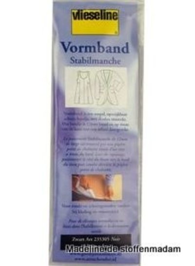 Vormband 5meter zwart