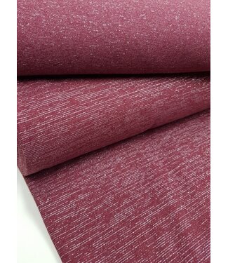 burgundy - glamour ribbing