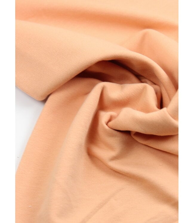zalm - effen french terry OEKO TEX