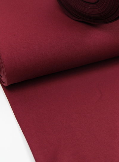 bordeaux - plain french terry OEKO TEX