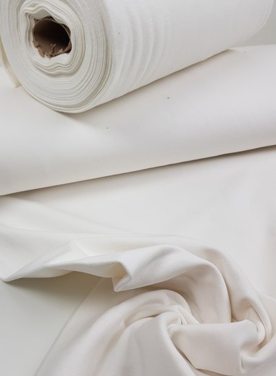 ecru - effen boordstof OEKO TEX