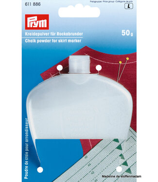 Prym Chalk powder for hem/skirt marker, 50g