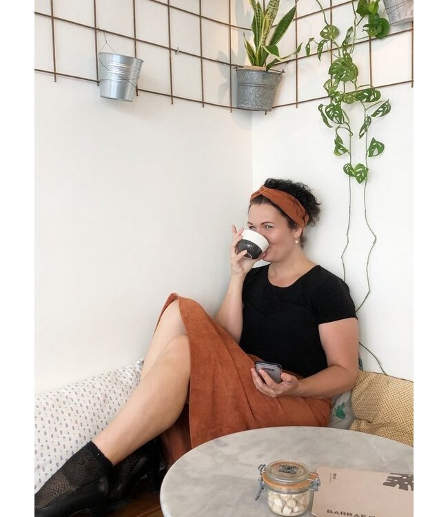 Een Anna rok in Suede