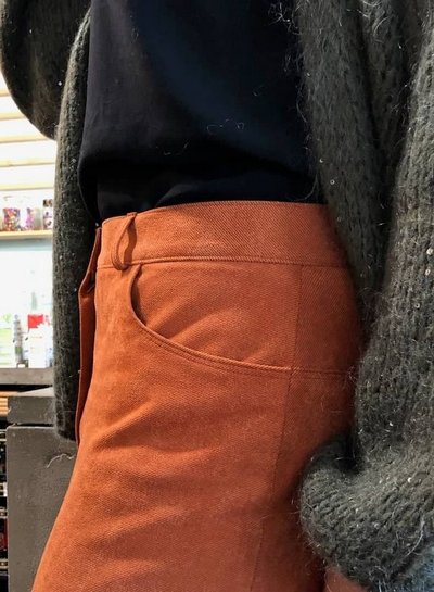 Een Anna rok in Suede