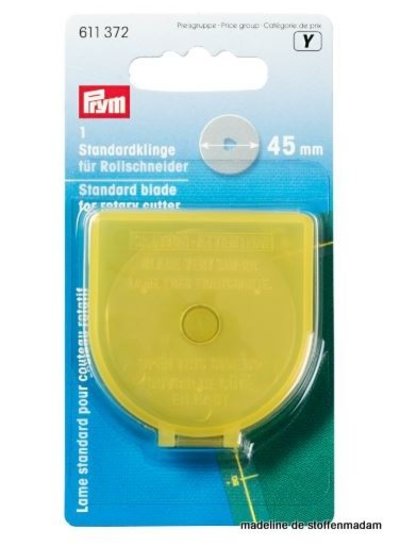 reservemes voor rolmes: 45mm