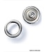 Prym jersey drukknopen, open ring, 10mm, zilverkleurig