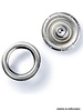 Prym press fastener jersey, retaining ring, 10mm, silver-coloured