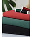 zwart - soepelvallende gabardine - wool touch