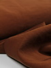 rusty brown - slub viscose