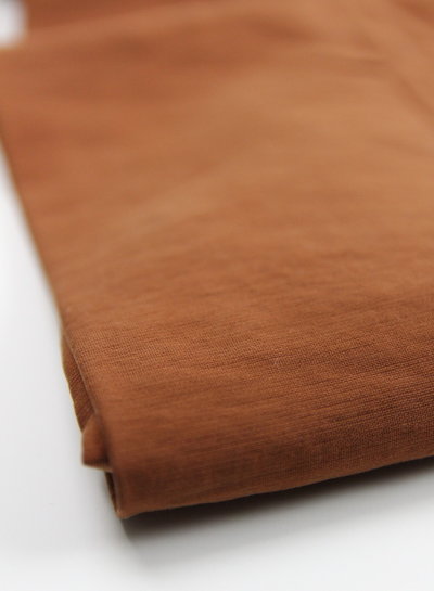 roest bruin -  viscose slub