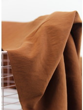 rusty brown - slub viscose