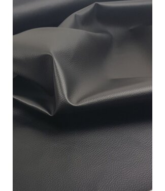 imitation leather - black