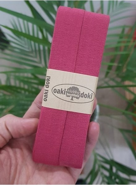 Oaki Doki marsala -  biais jersey 3 meter