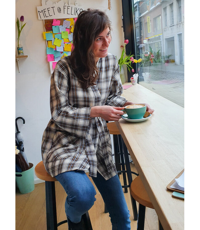 Een kimono in Jacquard
