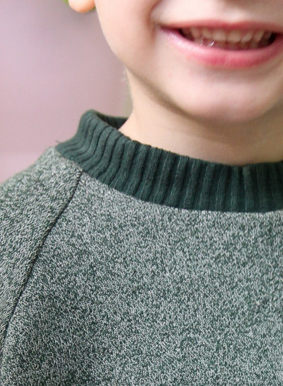 green - thick ridge ribbing