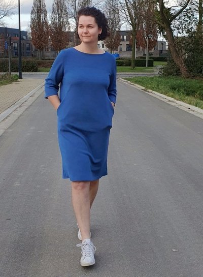 Een kobaltblauwe Gusta