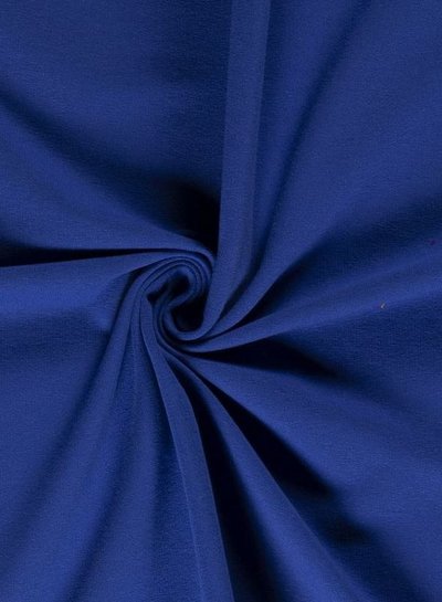 effen french terry - kobaltblauw OEKO TEX