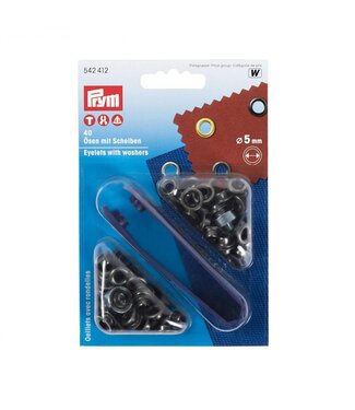 Prym eyelets prym black 5mm