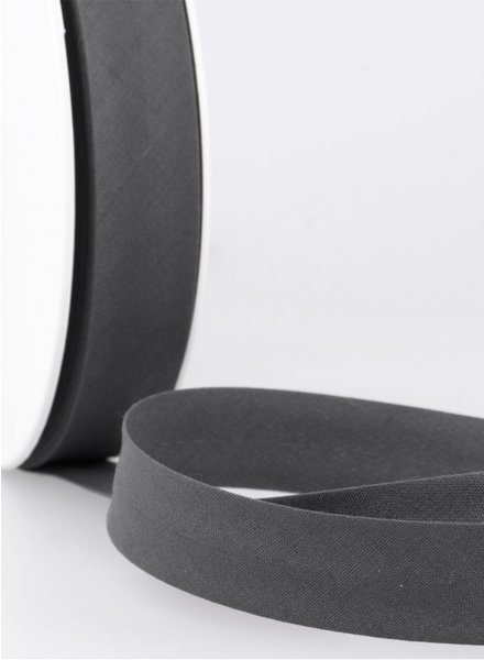antraciet  biais ribbon 20 mm – 38