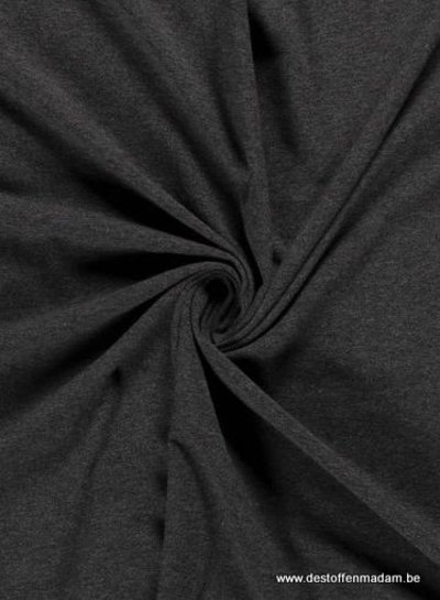 effen tricot - antraciet melee 068