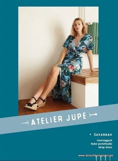 Atelier Jupe Savannah overslagjurk patroon - Atelier Jupe