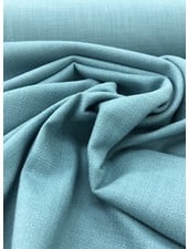 oceaanblauw - rekbaar linnen katoen mix - superzachte kwaliteit