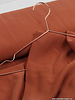 rust viscose twill