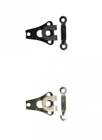 Broekhaken 3 sets - zilver