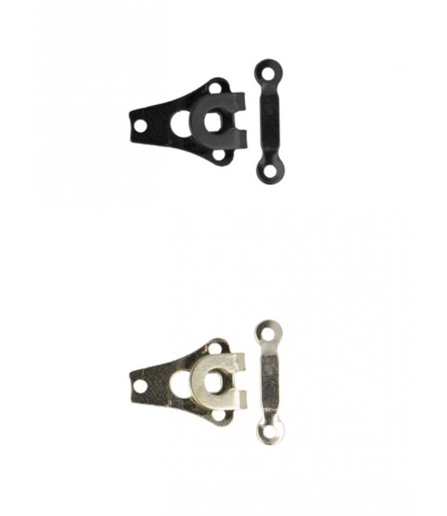 Trouser hooks silver - 3 sets