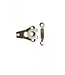Trouser hooks silver - 3 sets