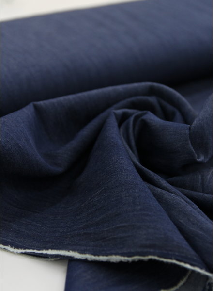 Fibremood 4.5oz - organic cotton - chambray - indigo - NON-stretch