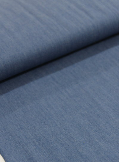 M. 4.5oz - organic cotton - chambray - blue - NON-stretch