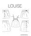 Iris May Patterns Louise top en rok - maat 86  tot 158