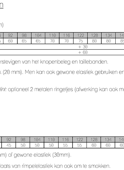 Iris May Patterns Louise top and skirt - size 86-158