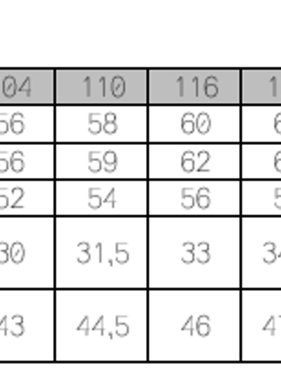 Iris May Patterns Louise top and skirt - size 86-158