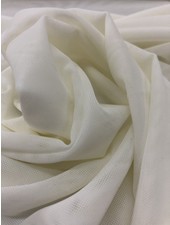 Madeline Ecru - rekbare mesh - tricot