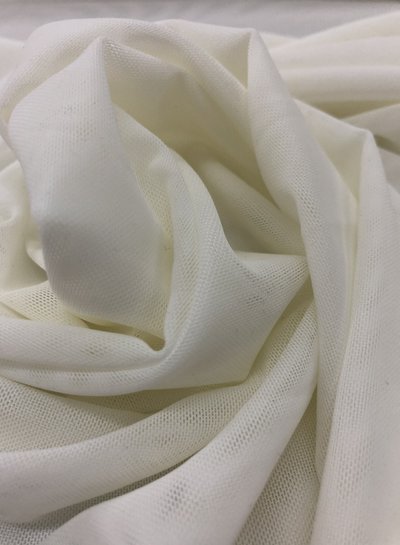 Madeline Ecru - stretch mesh - jersey
