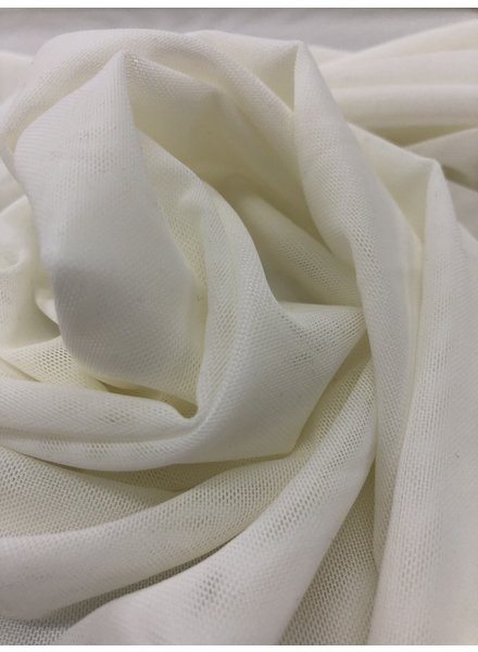 Madeline Ecru - stretch mesh - jersey